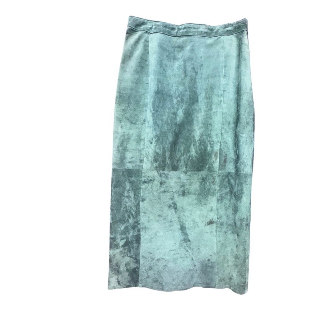 Green Suede Skirt